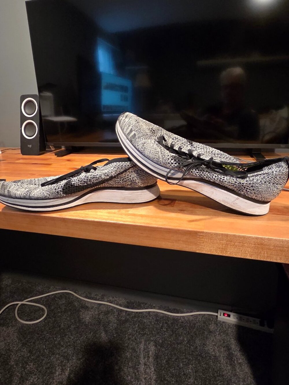 Nike Flyknit Racer 'Oreo 1.0' Size 13